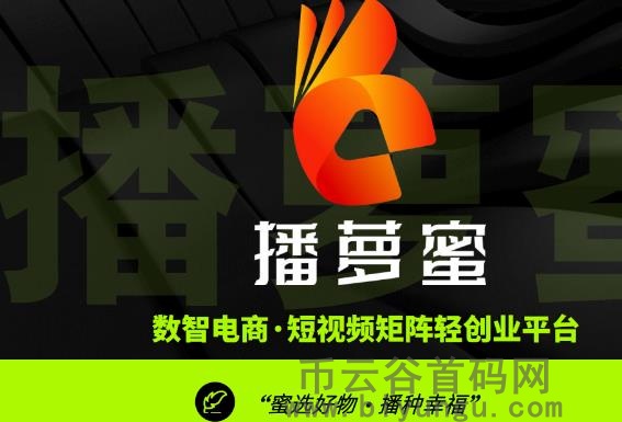 播萝蜜数智电商：短视频矩阵轻创业平台!